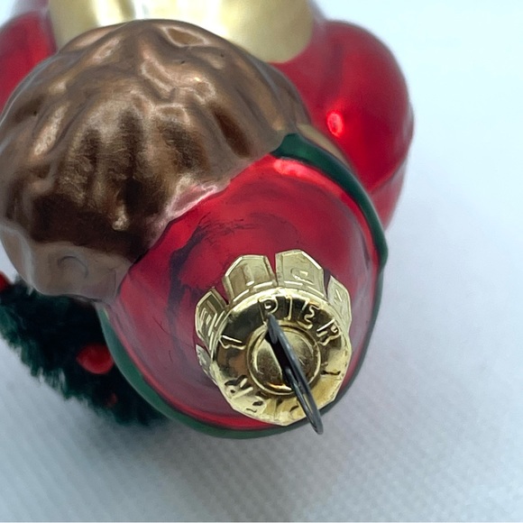 Pier 1 Glass Santa Ornament - Picture 5 of 6